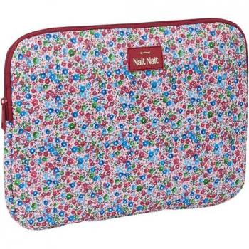 Funda para portátil 14'' Flores Coimbra Burdeos 34x25x2cm