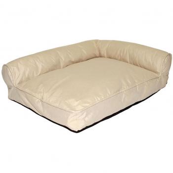 Cama para perros Toby beige desenfundable 62x50 cm
