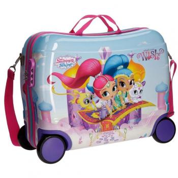 Shimmer and Shine Wish Equipaje Infantil, 50 cm, 34 Litros, Multicolor