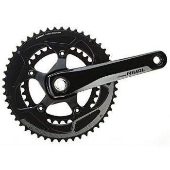 Sram Road 00.6118.249.005 Bielas, 22 GXP, 175 mm, 50 x 34, Negro, Yaw, Multicolor, M