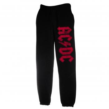 AC/DC Logo Pantalones de gimnasia Negro XL