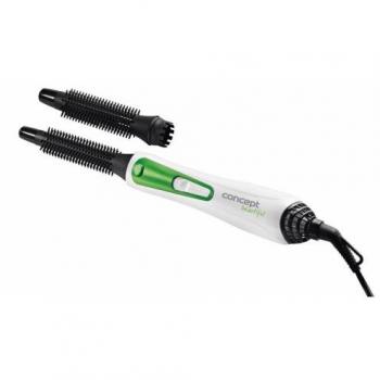 Concept KF-1310ZE Moldeador de aire caliente 400 W, 2 velocidades, color verde y blanco, para pelo