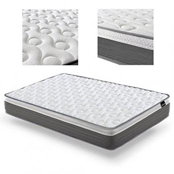 Colchón Viscoelástico Magic Sensitive 80x200 cm - Transpirable, Termoregulador, Núcleo HR, Firmeza Alta, Hipoalergénico, Tacto Suave