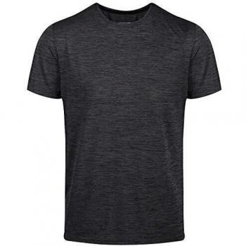 Regatta Fingal V-Camiseta Estampada para Deportes Activos, De Secado Rápido Y Manga Corta T-Shirts/Polos/Vests, Hombre, Magnet Marl, S