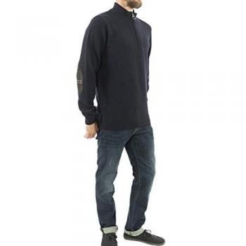 Barbour Holden Men's Half Zip Sweater - Navy - XXL