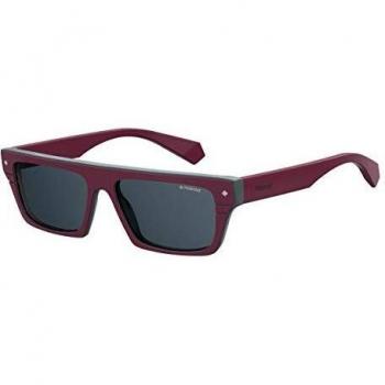 Polaroid Men's PLD 6085/S/X Fsf/C3 Brgndy Grey 53 Sunglasses, L