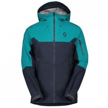 Chaqueta de Esquí Scott Explorair 3L Verde, impermeable, transpirable, con tecnología GORE-TEX, costuras selladas, ventilación en axilas, capucha ajustable y bolsillo para forfait