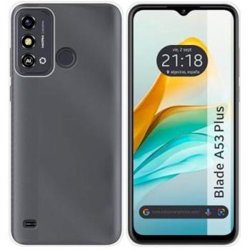 Funda Silicona Gel TPU Transparente Compatible con ZTE Blade A53 Plus