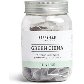 Happy-Lab Green China Té Infusión - 14 pirámides