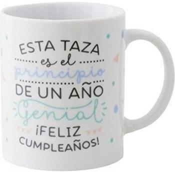 Mr.Wonderful - Taza Esta taza es el principio de un año genial ¡feliz cumpleaños!