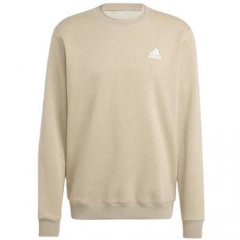 Sudadera adidas Seasonal Essentials Melange Hombre Negro y Sudadera adidas Melange Beige - S