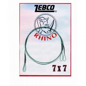 Zebco Rhino Acero Inoxidable con trabillas 7 x 7 5 kg 70 cm 2 ST & # 252; CK
