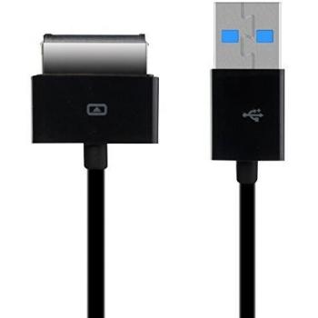 kwmobile Cable de Carga USB Compatible con el ASUS EEE Pad Transformer TF101 / TF300 / TF201 / TF700 en Negro