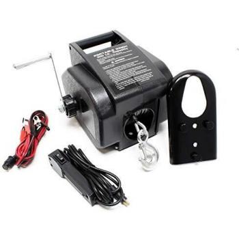 Torno eléctrico 12V Wiltec para cabrestante hasta 4990 kg - Tracción de cargas para actividades al aire libre