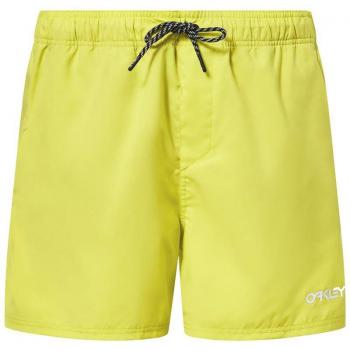 Bañador Oakley Beach Volley 16 verde hombre con diseño de secado rápido, tejido ligero y cómodo, cintura elástica con cordón ajustable, tecnología de protección UV, bolsillo trasero con cierre de velcro