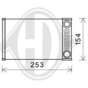 Radiador de calefacción DIEDERICHS DCM3915 con termostato ajustable, diseño compacto, potencia de 1500W, función de ventilación, protección contra sobrecalentamiento y ruedas para fácil movilidad