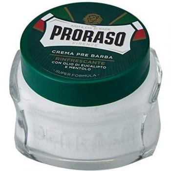6x PRORASO Pre Shave Cream with Eucalyptus & Menthol 100ml