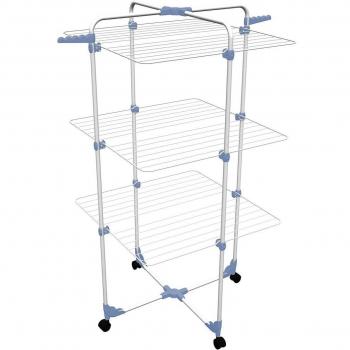 Gimi Tendedero Torre Modular 3 con 30m de Espacio de Tendido y Función Extra de Perchero