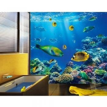 Fotomural con engrudo no.169 'UNDERWATER WORLD' 300x280cm, Größe:280cm x 300cm