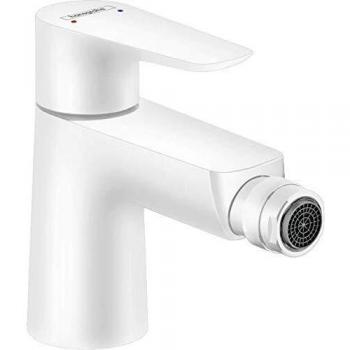 Mezclador de Bidet Hansgrohe Talis E Monocomando con Desagüe Pop-Up Color Blanco Mate - 71720700