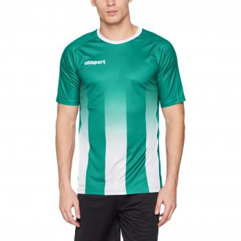 Uhlsport Stripe Camiseta manga corta, Hombre, Verde