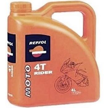 REPSOL Moto Rider 4T 20W-50 Aceite De Motor Para Moto, 4L