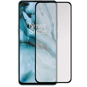 Todotumovil Protector de Pantalla OnePlus Nord Negro de Cristal Templado Vidrio 9H para movil