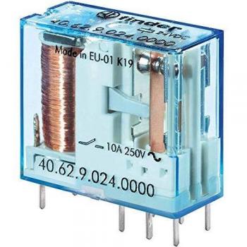 Finder 40.62.9.024.0000 PCB relay 24 V DC 10 A 2 change-overs