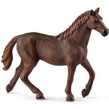 Schleich- Figura de Yegua Purasangre Inglesa, Color Marrón, 11,4cm