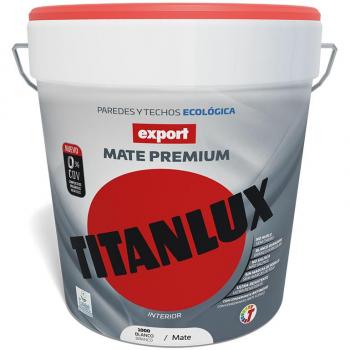 Pintura vinílica lavable export blanco decoración 15l Titanlux F31110015