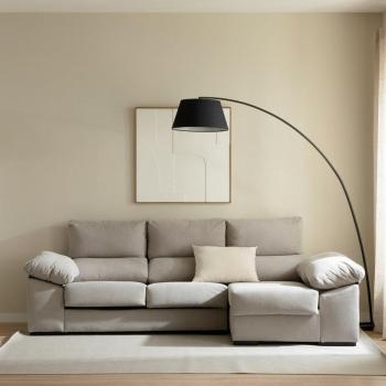 Sofá Tapizado Gris Kenay Home 274 x 100 cm
