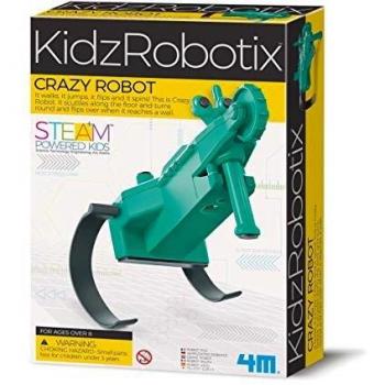 4M- Kidzrobotix Crazy Robot, Multicolor