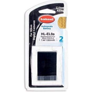 Hähnel HL-EL9a - Batería Li-Ion para Nikon EN-EL9, 7.4V, 1080mAh