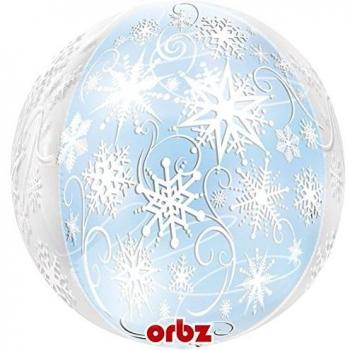amscan Orbz - Globos de Copos de Nieve