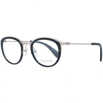 Yohji Yamamoto YY1023 001 Men's Eyeglasses Black Size 48 (Frame Only) - Blue Light Block Available