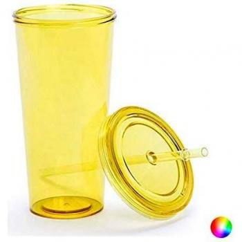 Vaso con Pajita (750 Mililitros) 144874.