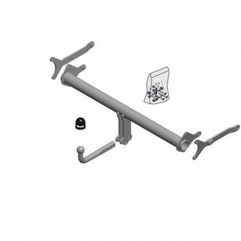 Enganche de remolque de cuello de cisne fijo Brink 679600, compatible con vehículos específicos, fabricado en acero resistente, capacidad de carga elevada, fácil instalación y desmontaje, diseño que minimiza la obstrucción del maleter