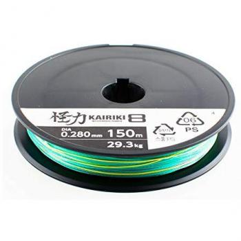 Línea de Pesca Trenzada Shimano Kairiki 8, 300 metros, Multicolor, 0.420 mm, 46.7 kg