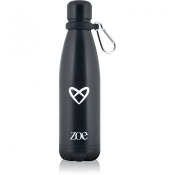 ZOE Heart Logo Stainless Steel Bottle - Black - 500 ml