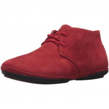 CAMPER Right - Women's Red Suede Ankle Boots, Size 6