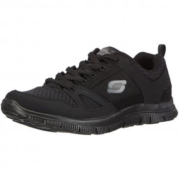 Skechers flex appeal - adaptable , mujer, negro