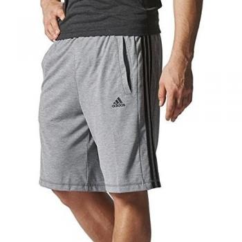 adidas ESS The Short - Pantalón corto para hombre, color blanco / negro, talla L