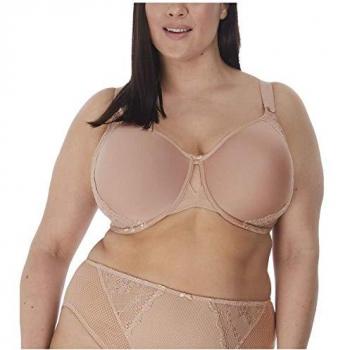 Elomi Charley Spacer T-Shirt Bra - Beige - Size 42FF - H to G-L Cup