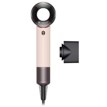 Secador de Pelo Dyson Supersonic™ Travel 1220W, Compacto y Ligero, Voltaje Universal, Control Inteligente del Calor, 3 Temperaturas, 2 Flujos de Aire, Rosa Cerámico
