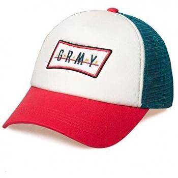 GRIMEY Gorra Midnight Trucker Curved Visor Cap SS19 White-Snapback