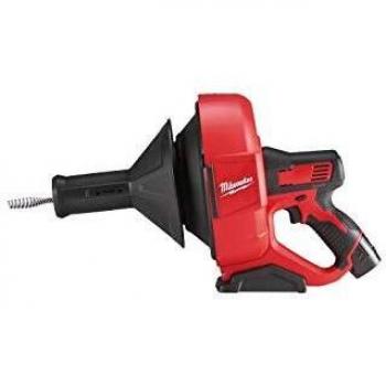 Milwaukee 4933451633 - M12bdc8-202c desatrancadora 12v con espiral de 8mm, 2x2,0ah