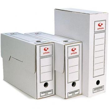Archivo definitivo folio cartón FSC blanco - Pack 10 unidades