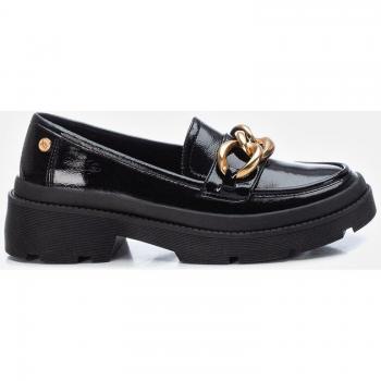 Mocasines de mujer Xti 142048 negro con cremallera