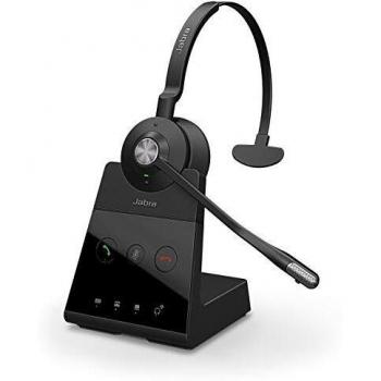 Jabra Engage 65 On-Ear DECT - Auricular inalámbrico monoaural Certificado para Skype para Empresas - para teléfonos de Escritorio y softphones - Negro - Versión para la UE