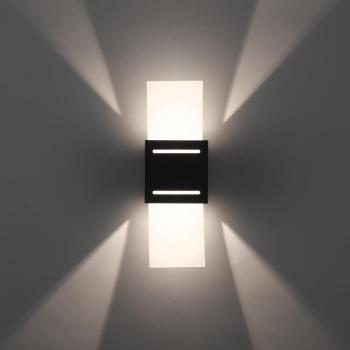 Lámpara de pared Paul Neuhaus Orma Up & Down Antracita G9 1 Foco